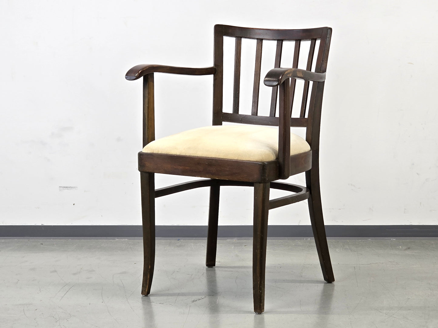 JUGENDSTIL STUHL Wiener Moderne Armlehnstuhl Buche Thonet Stil Antik Holz