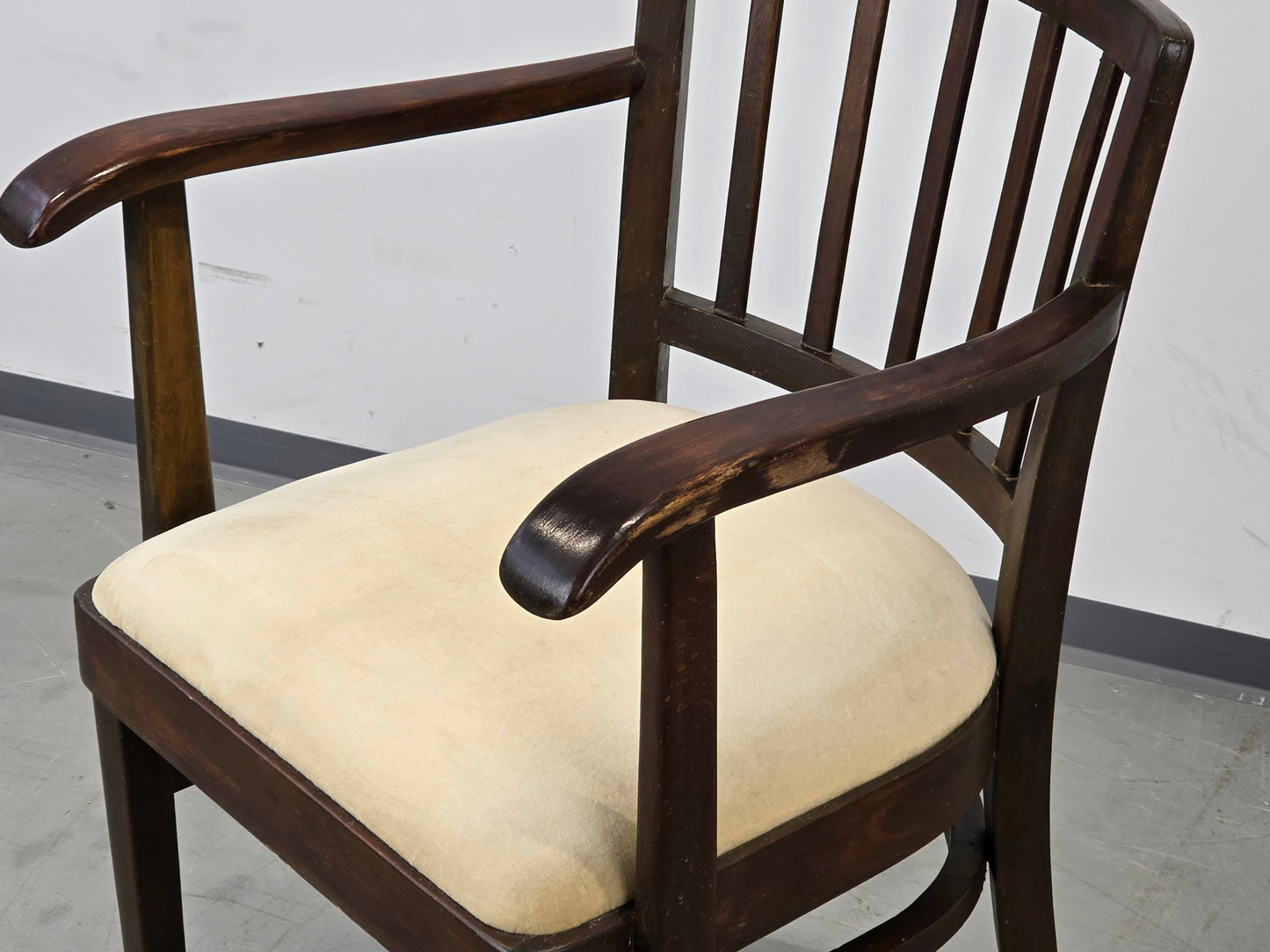 JUGENDSTIL STUHL Wiener Moderne Armlehnstuhl Buche Thonet Stil Antik Holz