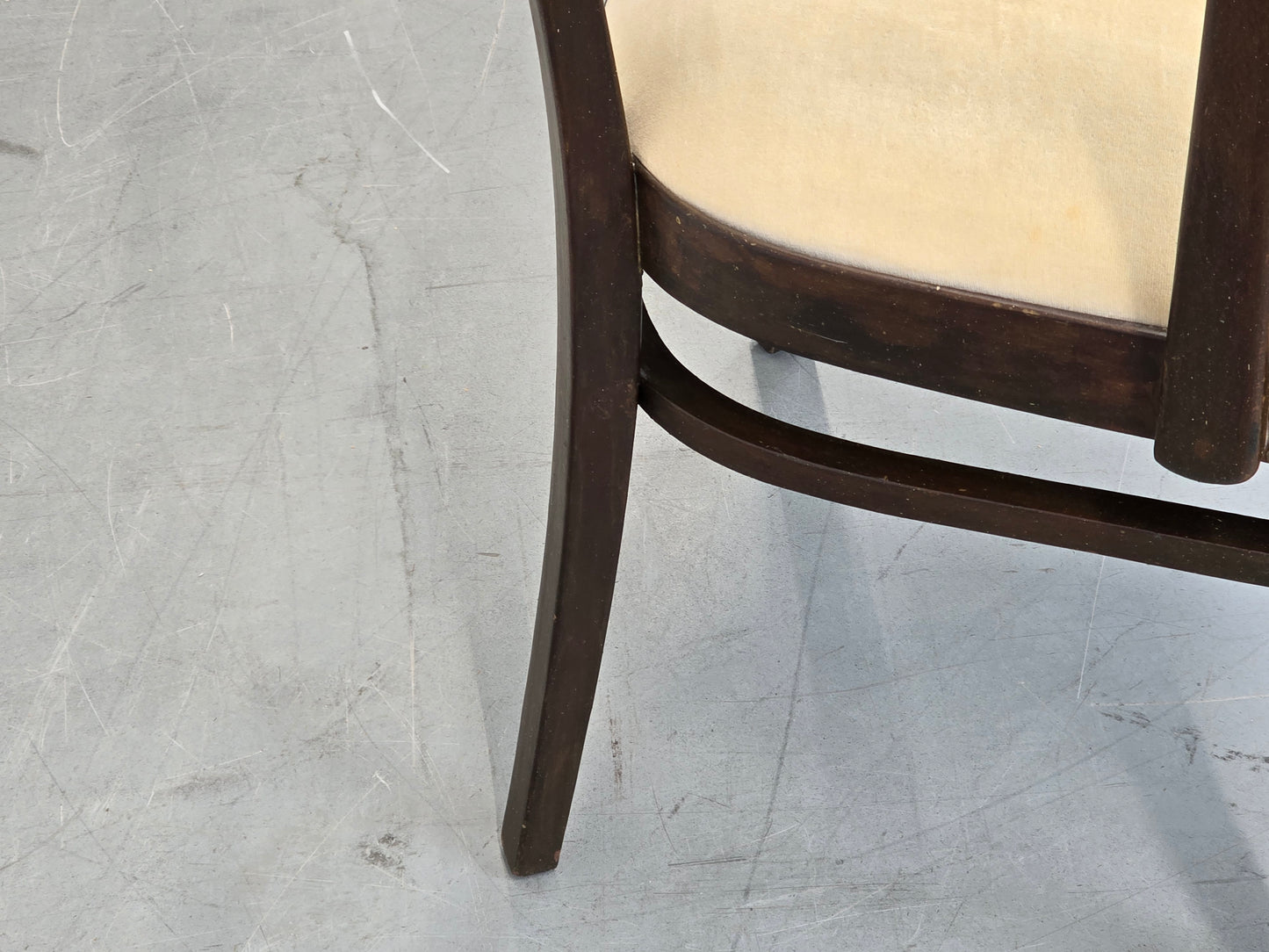 JUGENDSTIL STUHL Wiener Moderne Armlehnstuhl Buche Thonet Stil Antik Holz