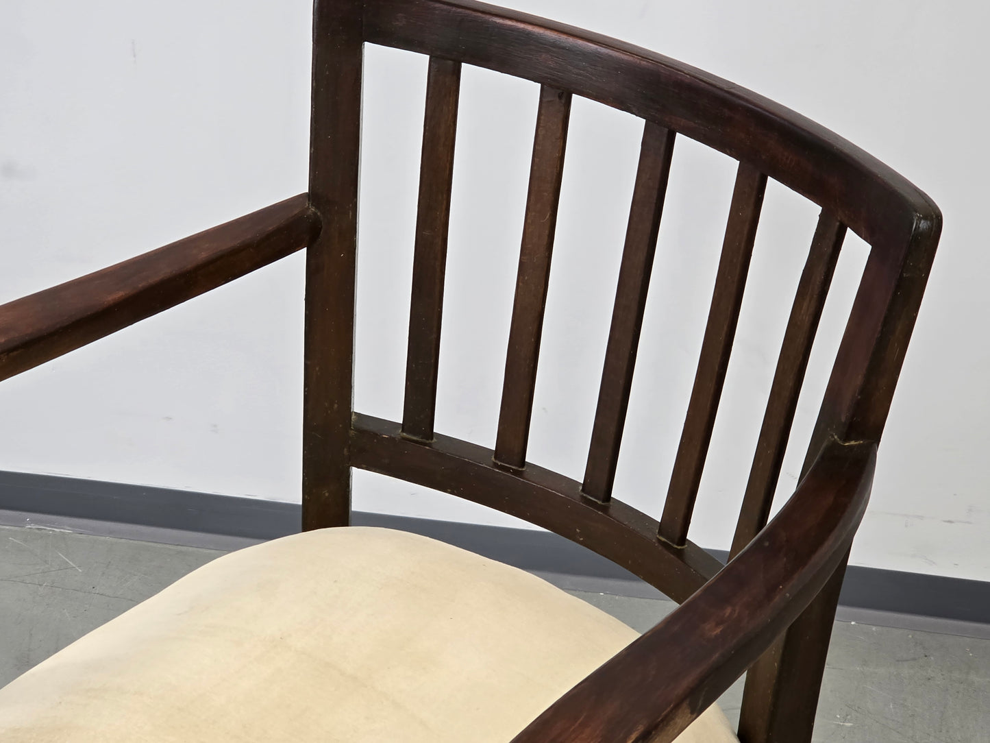 JUGENDSTIL STUHL Wiener Moderne Armlehnstuhl Buche Thonet Stil Antik Holz
