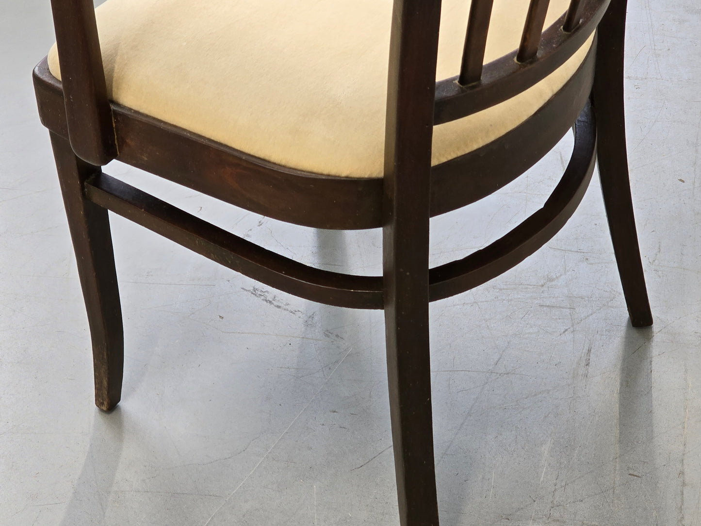 JUGENDSTIL STUHL Wiener Moderne Armlehnstuhl Buche Thonet Stil Antik Holz