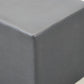LEDER HOCKER Würfel Vintage Mid Century Design Sitzwürfel Schwarz
