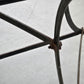 FRANZÖSISCHER BISTROTISCH Vintage Eisen Outdoor Garten Balkon Beistelltisch Guéridon Rustikal 30er