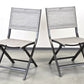 STERN OUTDOOR Klappstuhl Gartenstuhl Cardiff Anthrazit Textilen Design