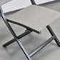 STERN OUTDOOR Klappstuhl Gartenstuhl Cardiff Anthrazit Textilen Design
