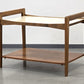 VINTAGE BEISTELLTISCH Mid Century Holz Servierwagen 60er Jahre Retro Teetisch
