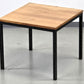 DESIGN BEISTELLTISCH Vintage 60er Jahre Industrie Loft Holz Metall Quadratisch