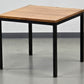 DESIGN BEISTELLTISCH Vintage 60er Jahre Industrie Loft Holz Metall Quadratisch