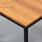 DESIGN BEISTELLTISCH Vintage 60er Jahre Industrie Loft Holz Metall Quadratisch