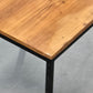 DESIGN BEISTELLTISCH Vintage 60er Jahre Industrie Loft Holz Metall Quadratisch