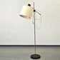 VINTAGE STEHLAMPE 60er Jahre Chrom Holz Design Retro Mid Century Lampe