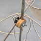 VINTAGE STEHLAMPE 60er Jahre Chrom Holz Design Retro Mid Century Lampe
