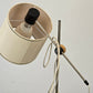 VINTAGE STEHLAMPE 60er Jahre Chrom Holz Design Retro Mid Century Lampe