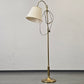 VINTAGE STEHLAMPE Messing Gold Bogenlampe Mid Century 70er Jahre Design Retro
