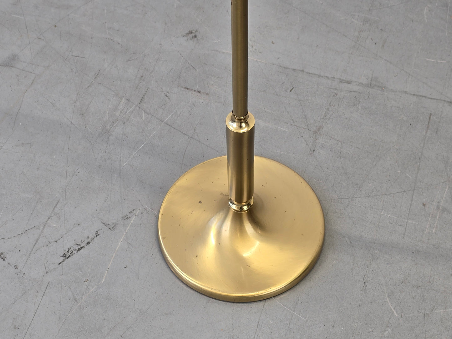 VINTAGE STEHLAMPE Messing Gold Bogenlampe Mid Century 70er Jahre Design Retro