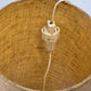 VINTAGE STEHLAMPE Mid Century Keramik Fat Lava Brutalist 60er Jute Boho XL