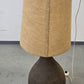 VINTAGE STEHLAMPE Mid Century Keramik Fat Lava Brutalist 60er Jute Boho XL
