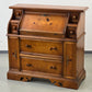 VINTAGE SEKRETÄR Schreibschrank Kommode Intarsien Antik-Stil Massivholz 60er