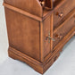 VINTAGE SEKRETÄR Schreibschrank Kommode Intarsien Antik-Stil Massivholz 60er