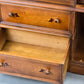 VINTAGE SEKRETÄR Schreibschrank Kommode Intarsien Antik-Stil Massivholz 60er