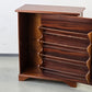 VINTAGE SCHUHSCHRANK Mid Century Kommode 60er Jahre Design Schuhkipper Holz Retro