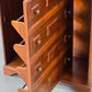 VINTAGE SCHUHSCHRANK Mid Century Kommode 60er Jahre Design Schuhkipper Holz Retro