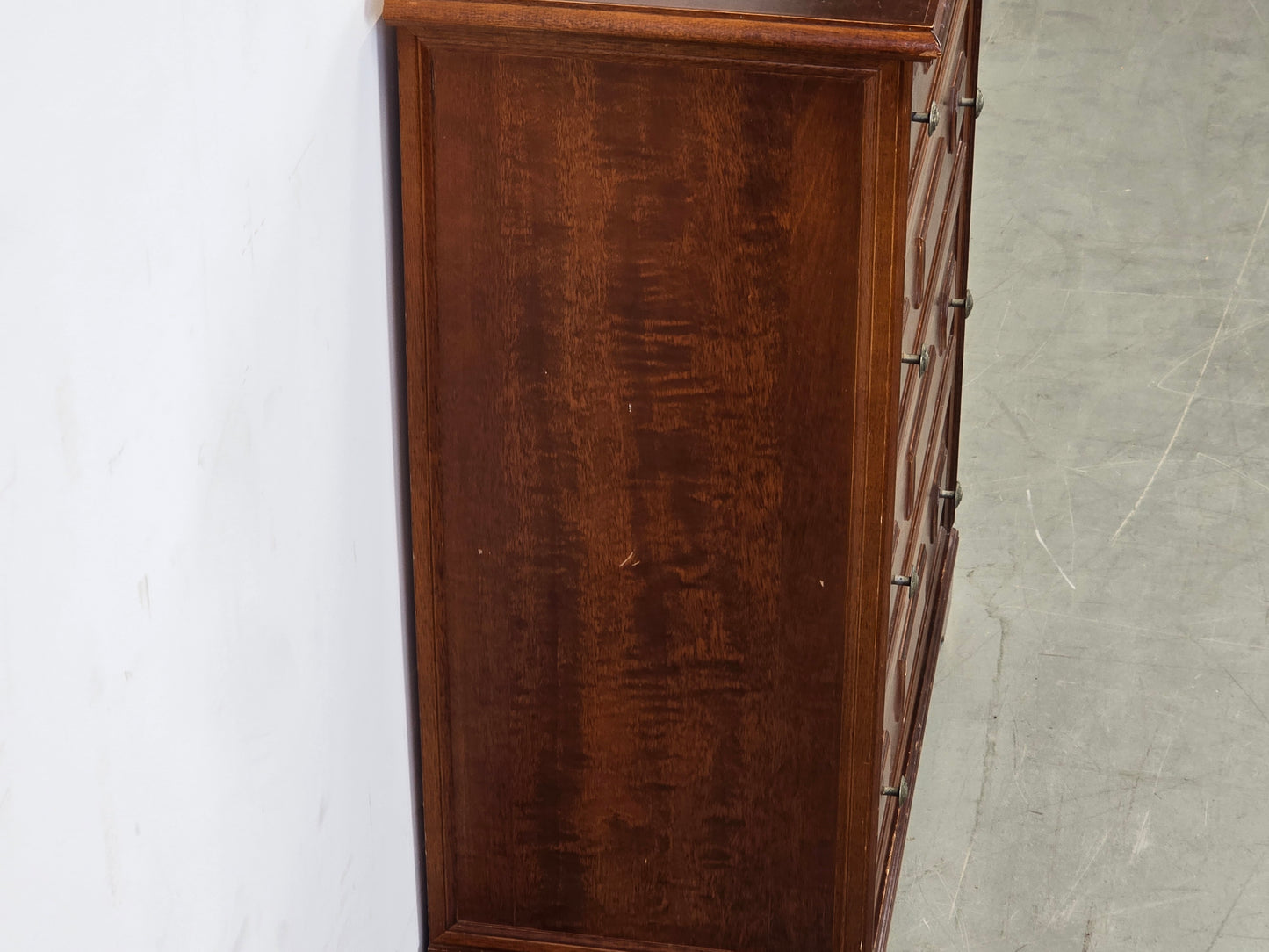 VINTAGE SCHUHSCHRANK Mid Century Kommode 60er Jahre Design Schuhkipper Holz Retro