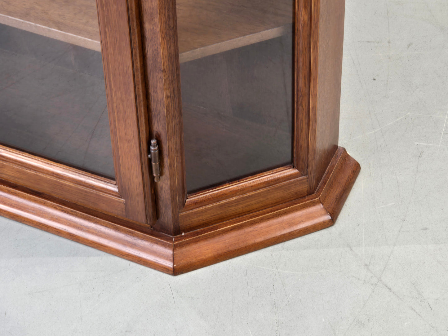 VINTAGE WANDVITRINE massiv Hängevitrine Glasvitrine kommode Landhaus 60er