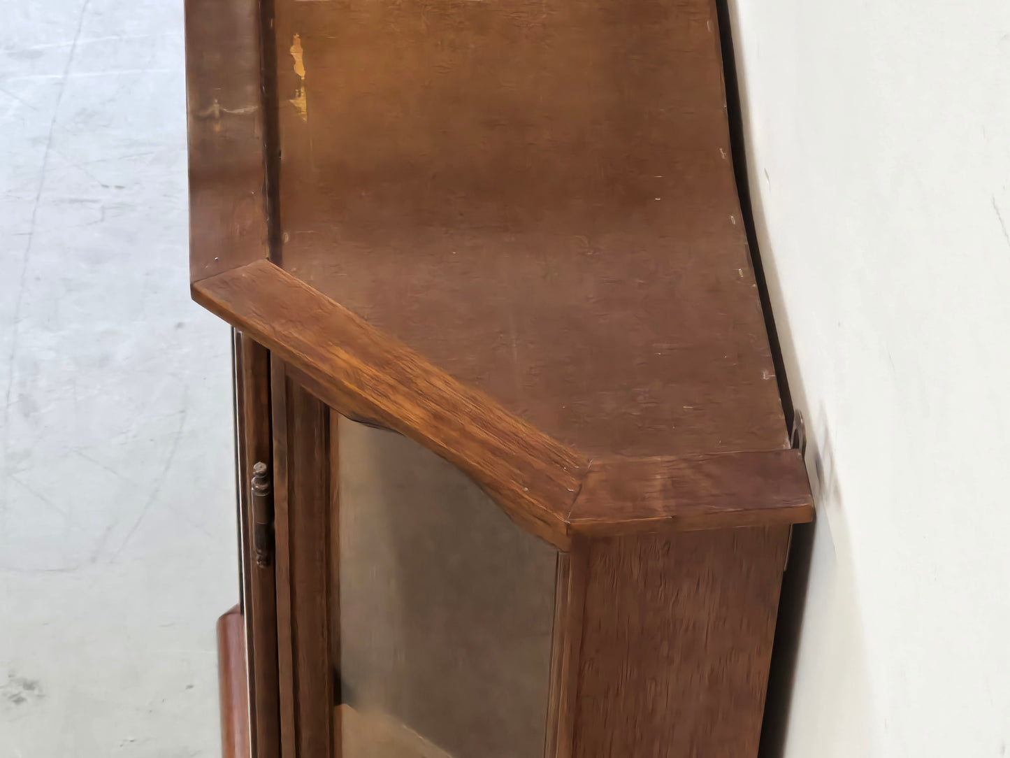 VINTAGE WANDVITRINE massiv Hängevitrine Glasvitrine kommode Landhaus 60er