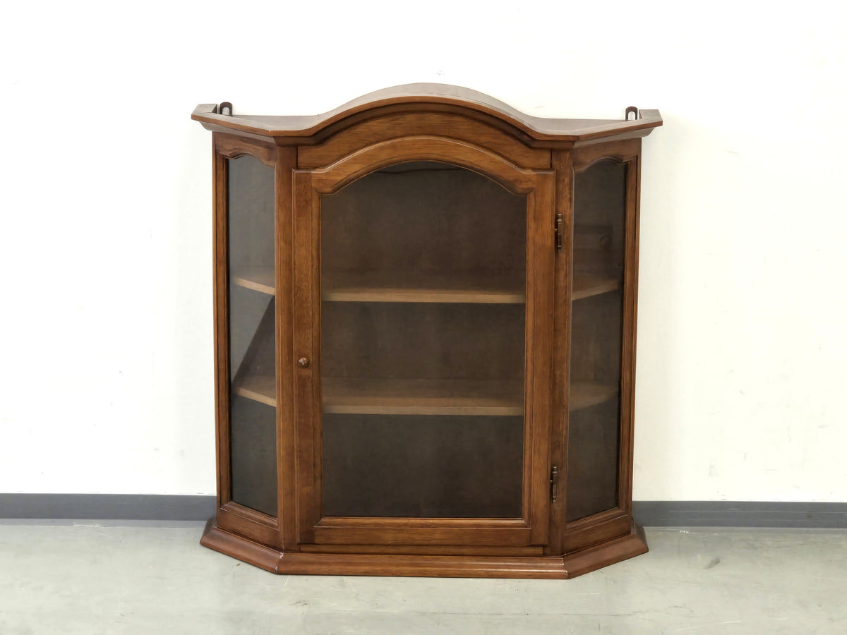 VINTAGE WANDVITRINE massiv Hängevitrine Glasvitrine kommode Landhaus 60er