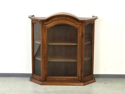 VINTAGE WANDVITRINE massiv Hängevitrine Glasvitrine kommode Landhaus 60er
