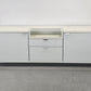 HÜLSTA XELO Sideboard Weiß Glas Kommode Design Highboard 226cm Vitrine Modern