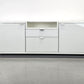 HÜLSTA XELO Sideboard Weiß Glas Kommode Design Highboard 226cm Vitrine Modern