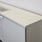 HÜLSTA XELO Sideboard Weiß Glas Kommode Design Highboard 226cm Vitrine Modern