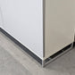 HÜLSTA XELO Sideboard Weiß Glas Kommode Design Highboard 226cm Vitrine Modern