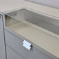 HÜLSTA XELO Sideboard Weiß Glas Kommode Design Highboard 226cm Vitrine Modern