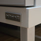 HÜLSTA XELO Sideboard Weiß Glas Kommode Design Highboard 226cm Vitrine Modern