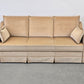 VINTAGE SCHLAFSOFA Samt Beige Daybed 60er 70er Design Sofa Retro Couch