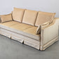 VINTAGE SCHLAFSOFA Samt Beige Daybed 60er 70er Design Sofa Retro Couch