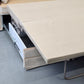 VINTAGE SCHLAFSOFA Samt Beige Daybed 60er 70er Design Sofa Retro Couch