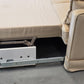 VINTAGE SCHLAFSOFA Samt Beige Daybed 60er 70er Design Sofa Retro Couch