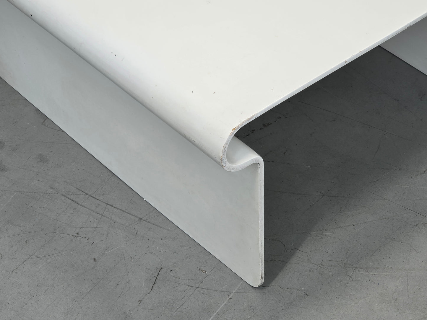 ROCHE BOBOIS Design Couchtisch Mario Bellini Stil 70er Vintage Lack Weiß