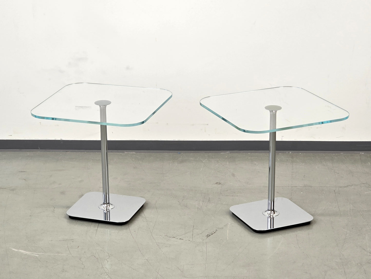 JOOP! BEISTELLTISCH Glas Chrom Couchtisch Nachttisch Modern Design Luxus
