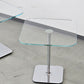 JOOP! BEISTELLTISCH Glas Chrom Couchtisch Nachttisch Modern Design Luxus