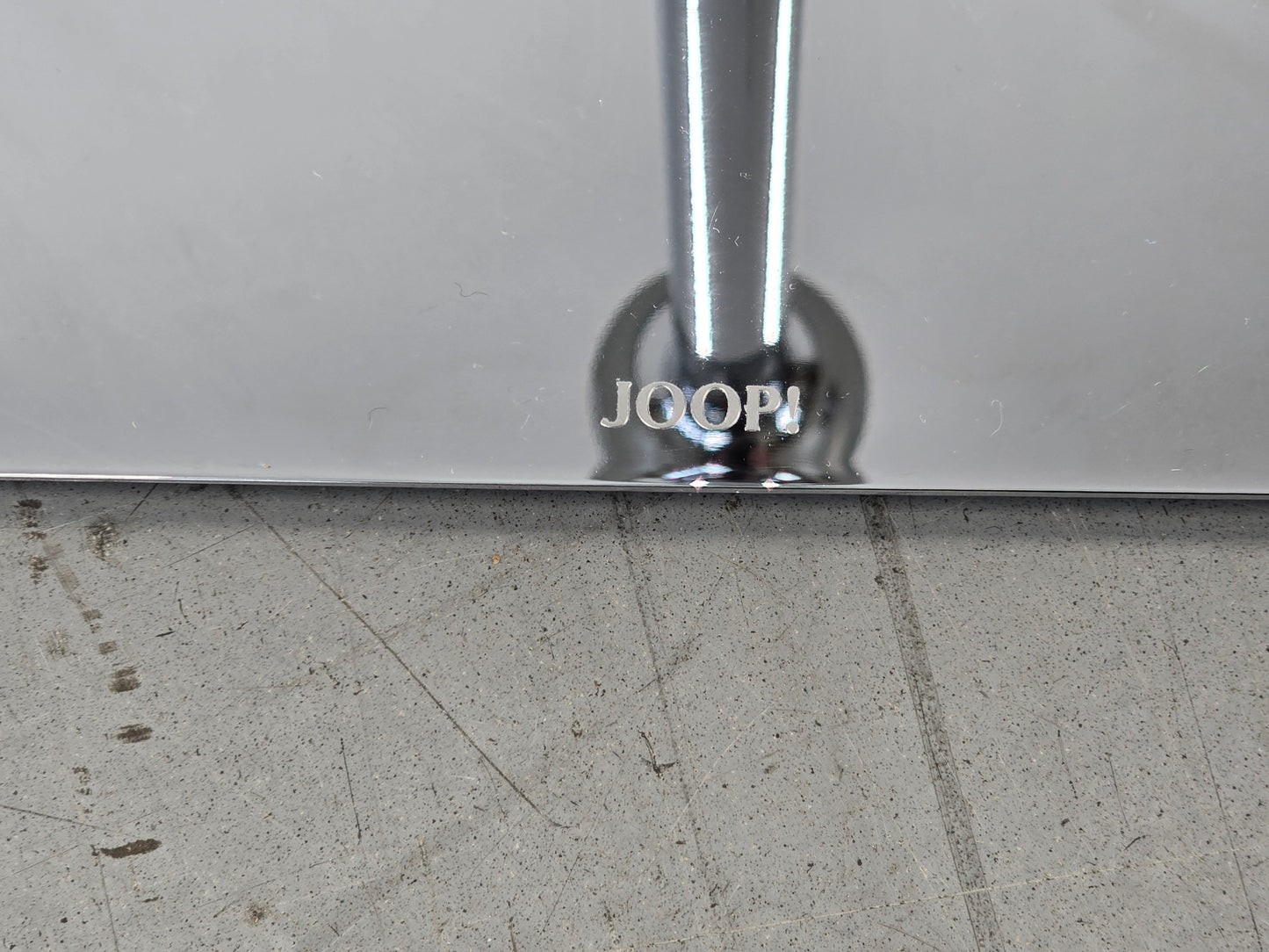 JOOP! BEISTELLTISCH Glas Chrom Couchtisch Nachttisch Modern Design Luxus