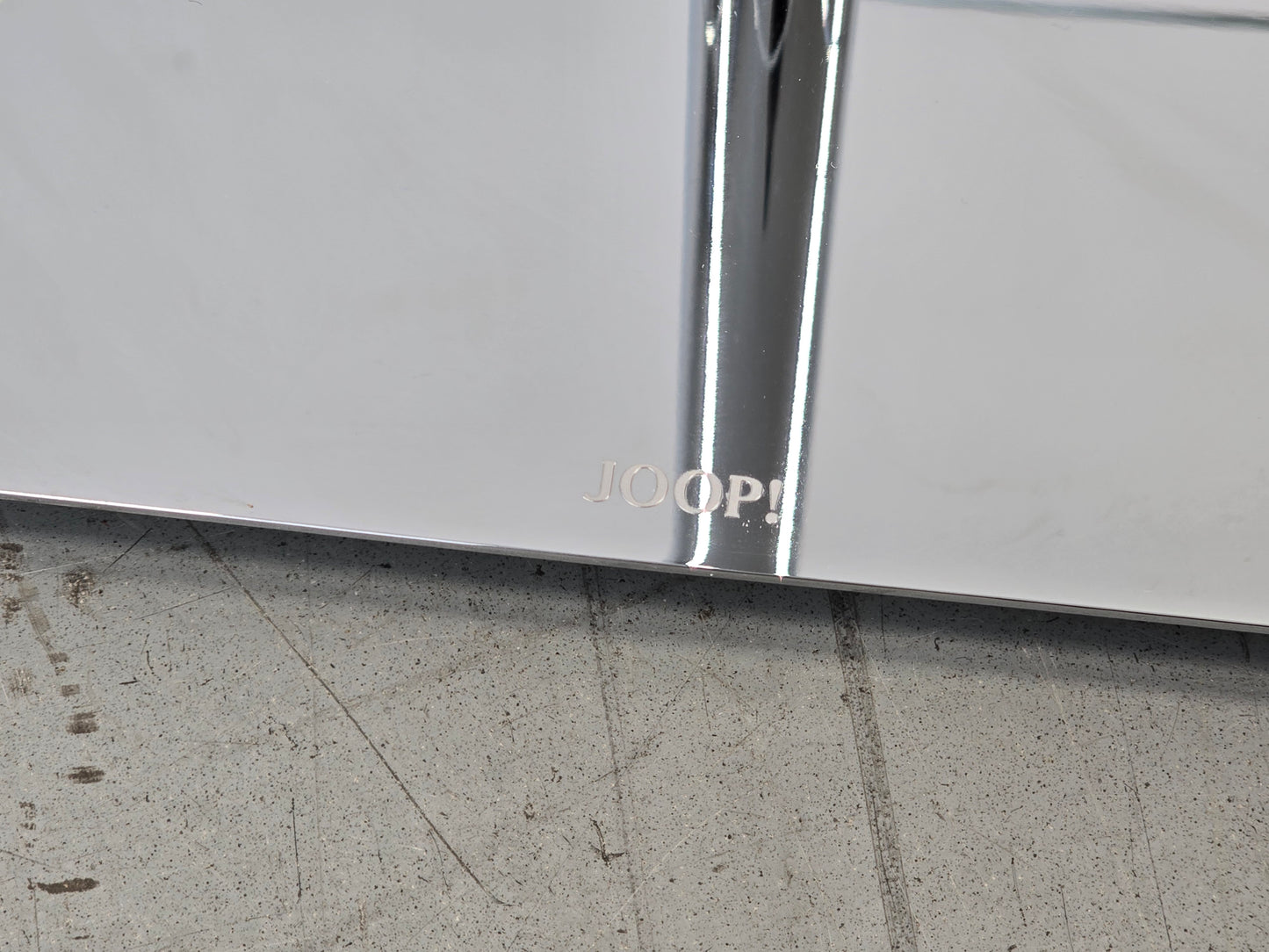 JOOP! BEISTELLTISCH Glas Chrom Couchtisch Nachttisch Modern Design Luxus