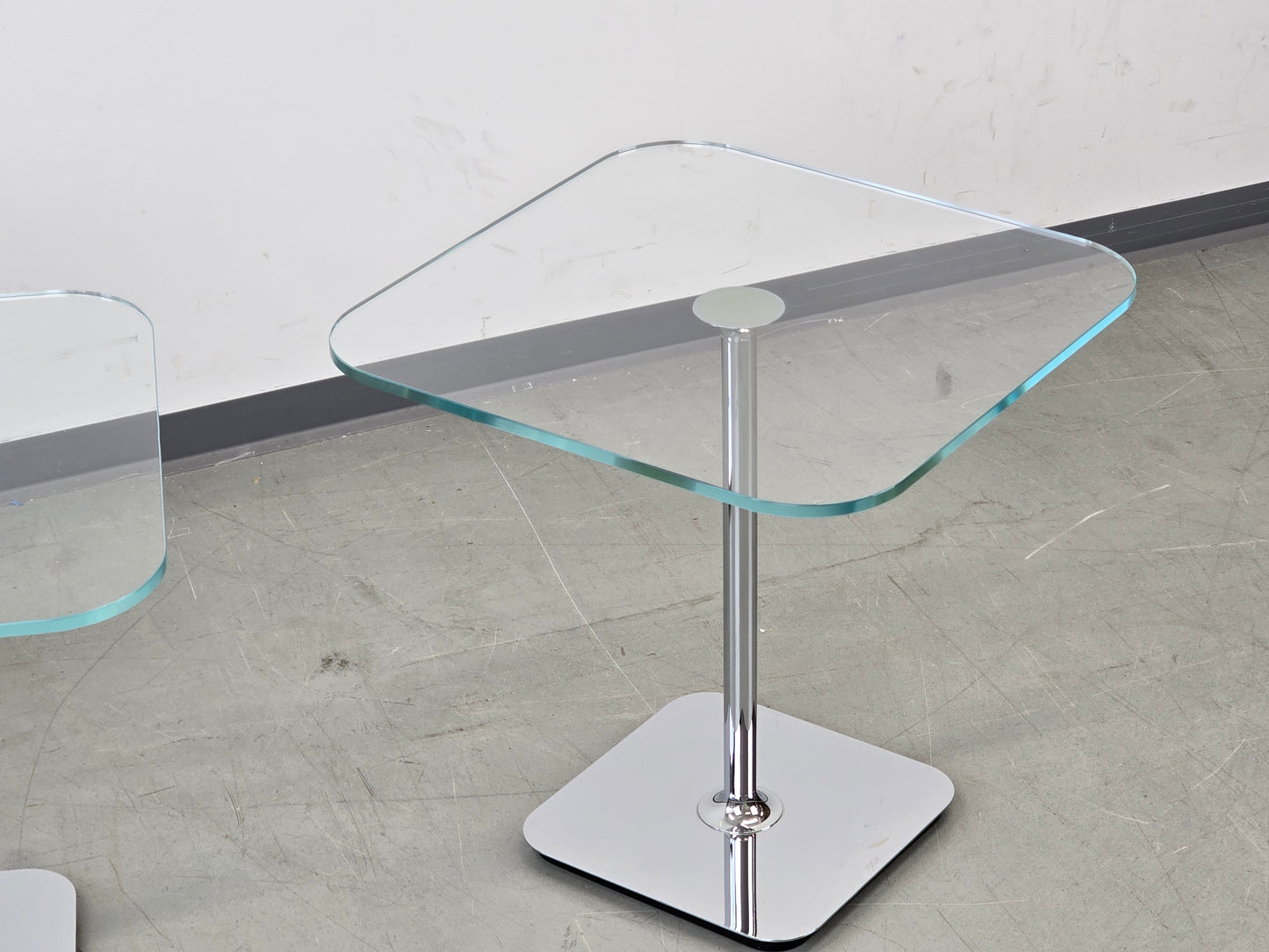 JOOP! BEISTELLTISCH Glas Chrom Couchtisch Nachttisch Modern Design Luxus