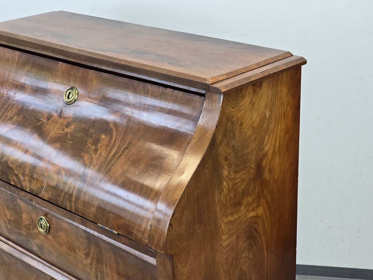 ANTIK SEKRETÄR Biedermeier Mahagoni Kommode Schreibtisch Vintage