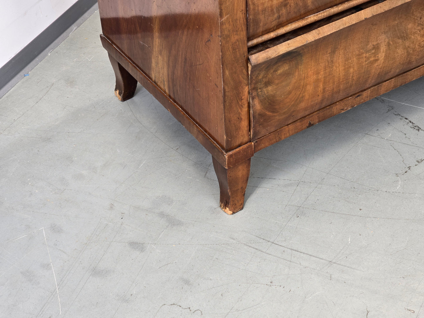 ANTIK SEKRETÄR Biedermeier Mahagoni Kommode Schreibtisch Vintage