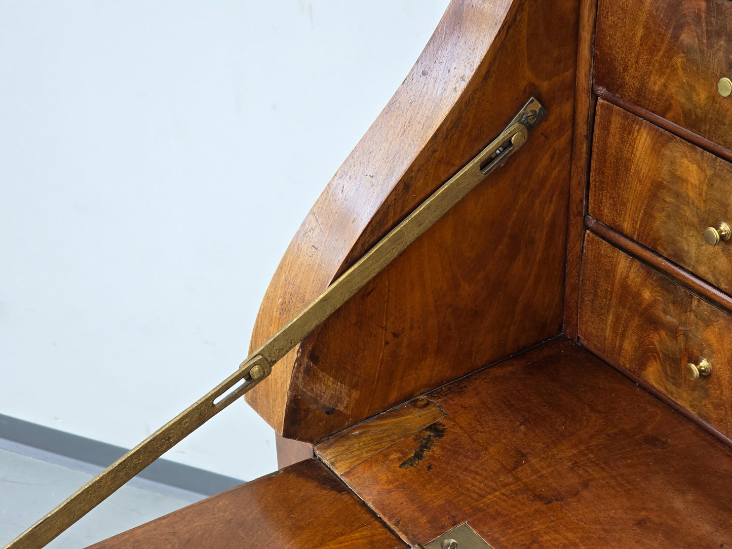 ANTIK SEKRETÄR Biedermeier Mahagoni Kommode Schreibtisch Vintage